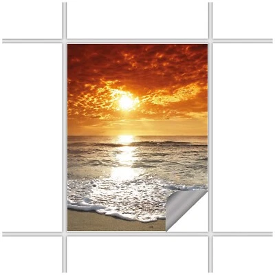 FoLIESEN Fliesenaufkleber - selbstklebendes Fliesenbild - Abendrot - Bild 1 von 4