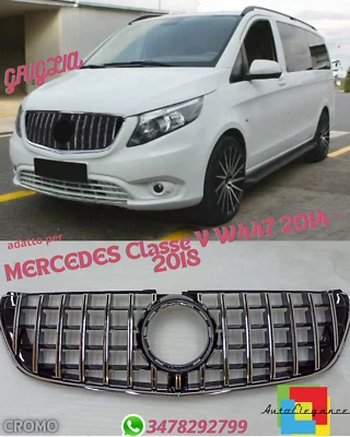 ⭐PANAMERICA-GRILL, GEEIGNET FÜR MERCEDES V-Klasse W447 2014 - 2018⭐ - Bild 1 von 4