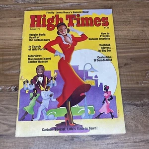 High Times Magazine Oct. 1976 Lenny Bruce Shroom Growing High Times 4/20 - Picture 1 of 4