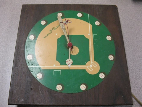 1970 WORLD SERIES BASEBALL CLOCK Baltimore Orioles vs. Cincinnati Reds Cover