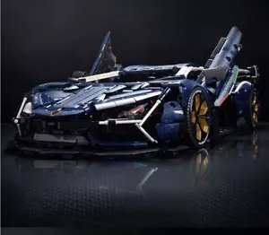 NISB - Cada Lamborghini Aventador Technic 1:8 Model | 4,106 pcs | Starry Blue - Picture 1 of 11