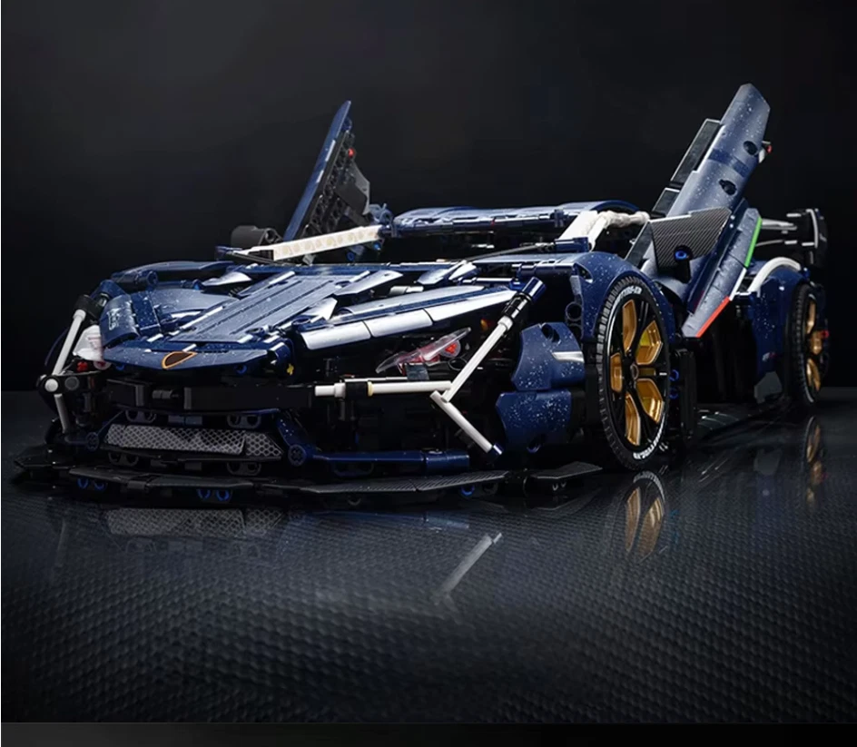 Brand New Lamborghini Aventador Technic 1:8 Model | 4,106 pcs | Starry Blue - Image 1 of 4