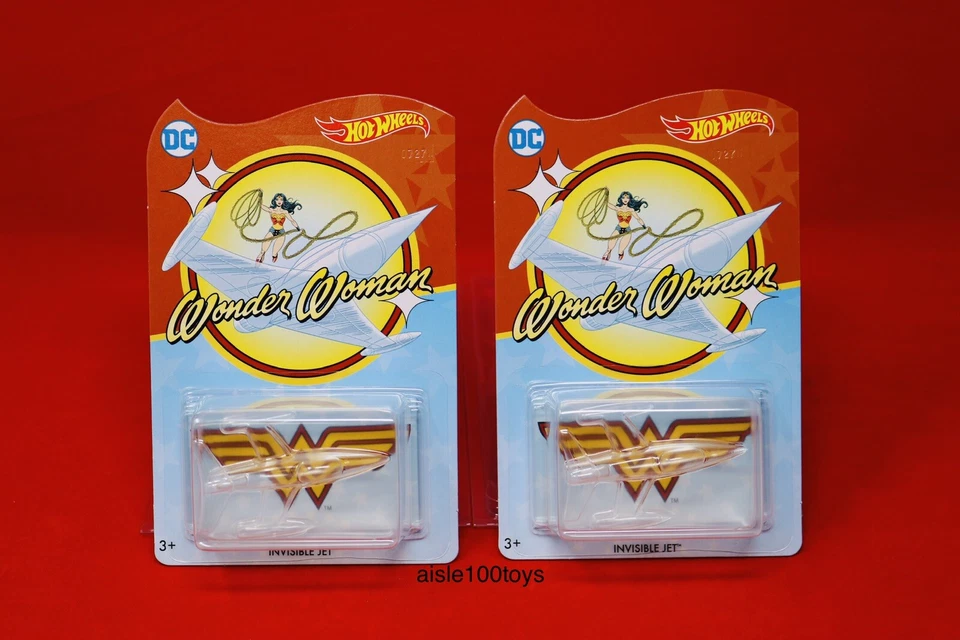 Hot Wheels Wonder Woman Invisible Jet - Clear (V8014)
