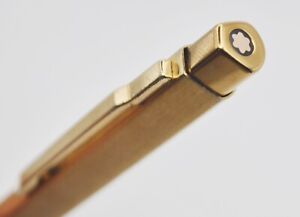 Vintage Montblanc Leonardo Gold Plated Ballpoint Pen Germany