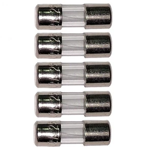 Set of 5 - 3.6x10mm Glass Micro Fuse Slow Blow 125/250v - Picture 1 of 1