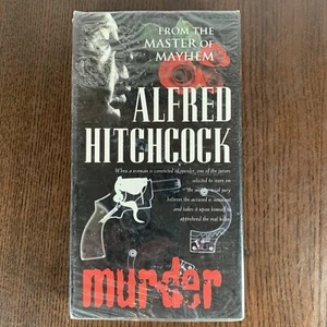 Alfred Hitchcock Murder VHS Sealed Nora Baring Herbert Marshall Master of Mayhem - Picture 1 of 7