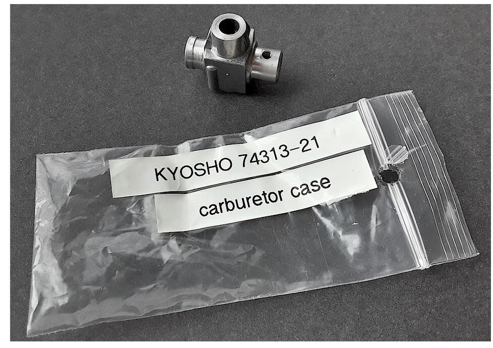 Vintage Kyosho RC Car 74313-21 Carburetor Body for GT12 GT15 GT16 Nitro Engine - Image 1 of 1