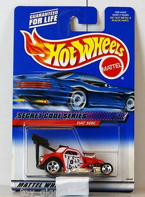 Hot Wheels - Secret Code Series - Fiat 500C - Die Cast 1:64 - Bild 1 von 2