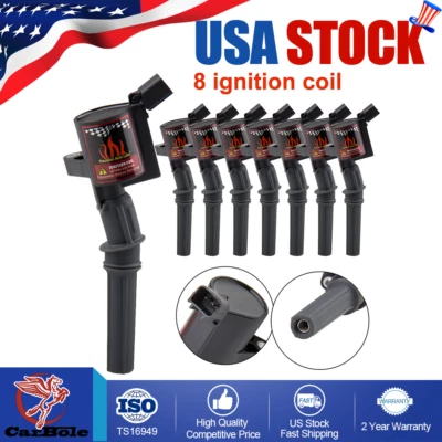 8XIgnition Coils DG508 For Ford F150 F250 Expedition Lincoln Mercury 4.6/5.4L V8 - Image 1 of 4