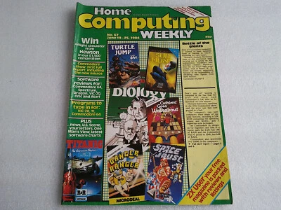 Home Computing Wochenmagazin #67 1984 Atari TI99/4A Dragon 32 Vic-20 Oric-1 - Bild 1 von 4