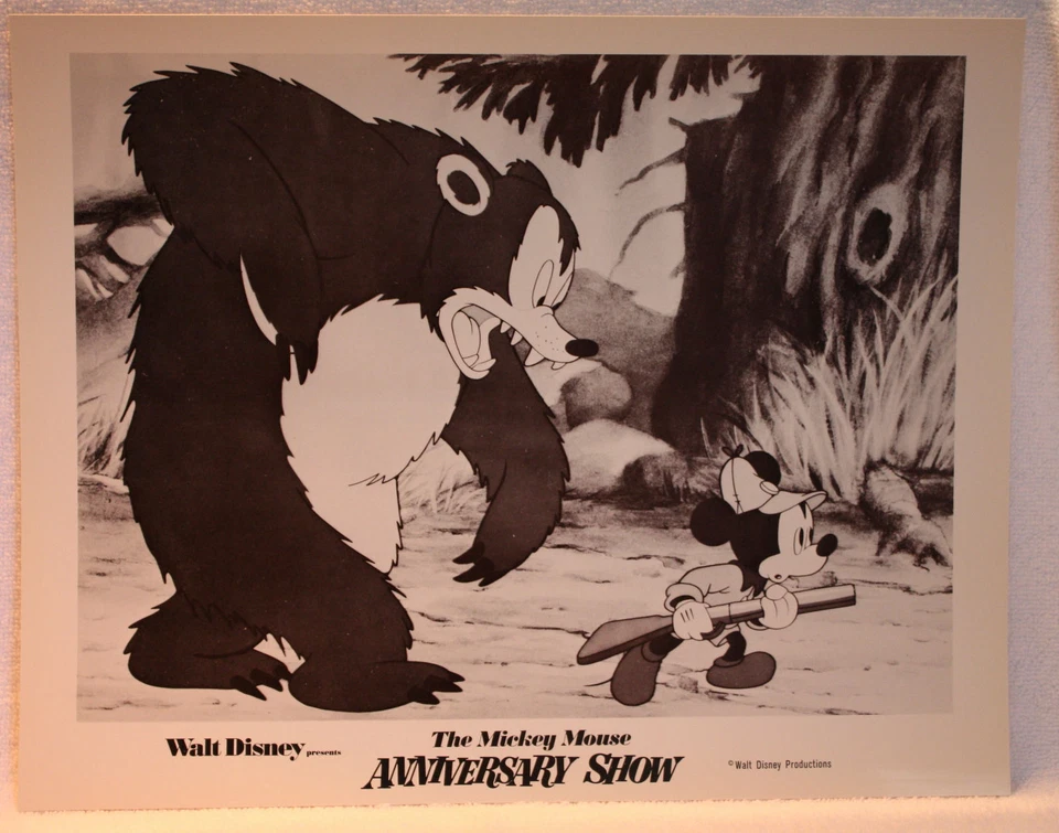 Tarjeta de vestíbulo 1968 Disney The Pointer de Mickey Mouse Anniversary Show Foto 1 de 1