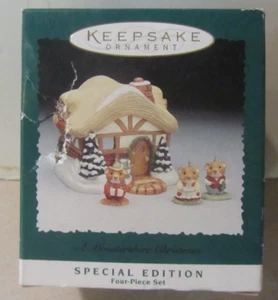 Hallmark merry Miniatures A Moustershire Christmas  4pc  (NEW) - Picture 1 of 2