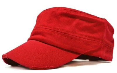 Gorra militar ejército sombrero patrulla cadete castro algodón envejecido gorra de béisbol vintage Foto 1 de 4