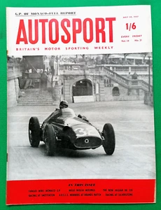 Autosport 24 May 1957 - MONACO GP REPORT - MILLE MIGLIA - NEW JAGUAR XK150 - Imagen 1 de 5