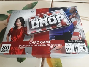 Million Pound Drop Game Official Card Fun Based on Trivia Game show Travel Size - Picture 1 of 2