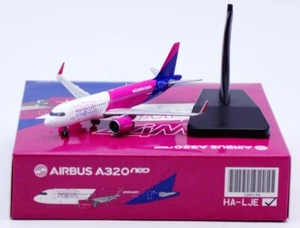 1:400 JC Wings Wizz Air Airbus A320neo HA-LJE Diecast Aircraft Jet Model - Picture 1 of 15