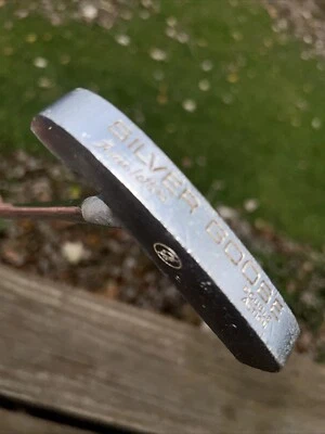 Rare. John Letters Double Action Silver Goose Putter - 34.5”.  Nice Shape - Image 1 of 4