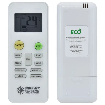 Télécommande AC TCL ECO TCL neuve d'origine pour systèmes de chauffage et de ... - Photo 1/4