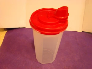 Tupperware #3 Modular Mates 16 fl oz Storage Container with Red Pour Lid-EUC - Picture 1 of 3
