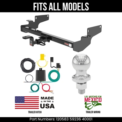 Enganche de remolque para Cadillac DeVille 00-05 cable de 4 pines bola de 178" se adapta a todas las curtas 3,5 k Foto 1 de 4