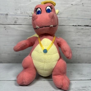 Vtg Dragon Tales Live 7” Plush CASSIE Pink Dragon 2002 Sesame Street DragonTales - Picture 1 of 8