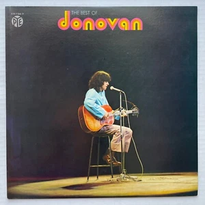 The Best Of DONOVAN 1970 JAPAN Pye Records RARE Comp LP + Insert NO OBI Folk - Picture 1 of 4