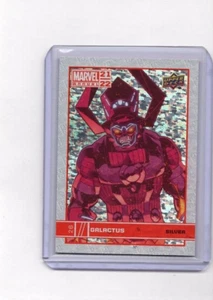 2021-22 UD Marvel Annual GALACTUS Silver Sparkle Parallel Card MINT! #26 - Picture 1 of 2