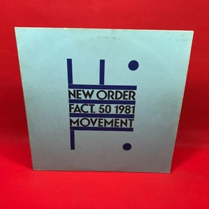 NEW ORDER Movement 1981 UK vinyl LP the debut original FACT50 Factory Records - Picture 1 of 4