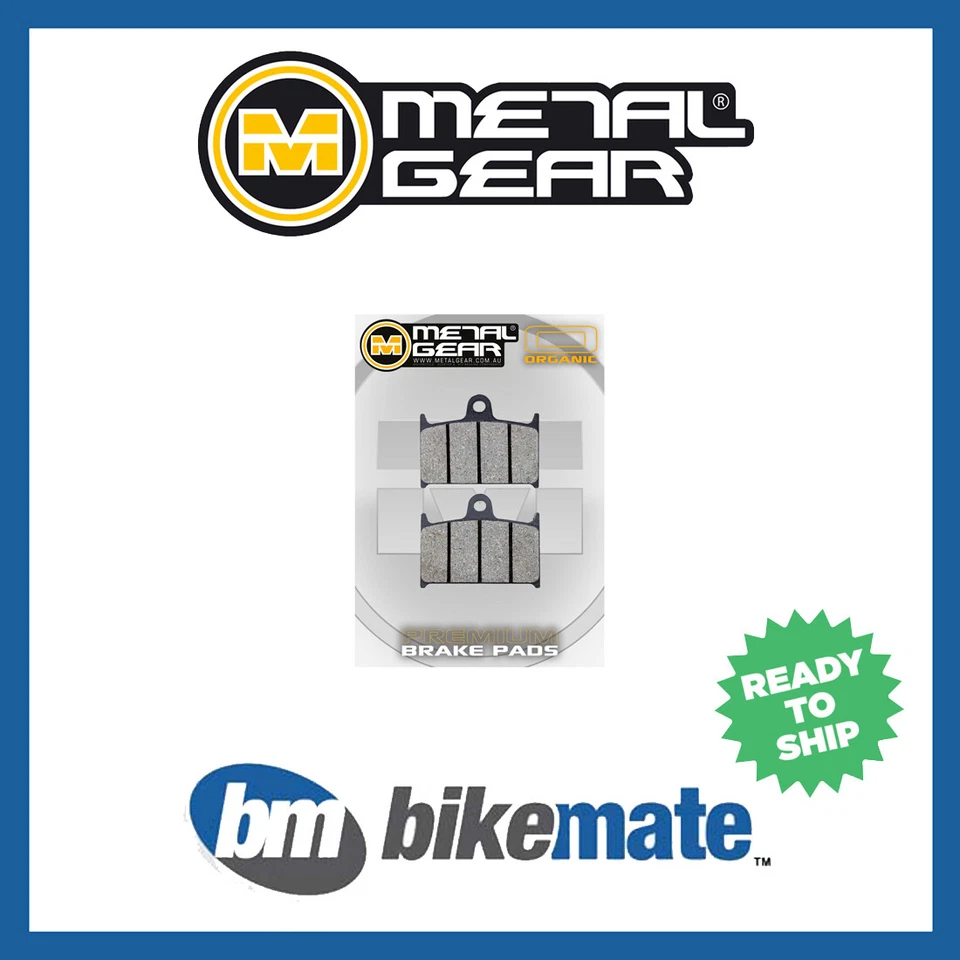 Organic Brake Pads Front L or R for MZ/MUZ 1000 S 2003 2004 2005 2006 2007 - Изображение 1 из 1