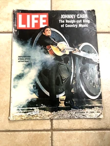 Life Magazine Nov21 1969 Johnny CashThe Rough Cut King Of Country Music VTG - Picture 1 of 7