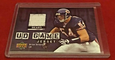 2006 Upper Deck UD Game Brian Urlacher Card Swatch Used Jersey Patch Relic Bears - Image 1 of 2