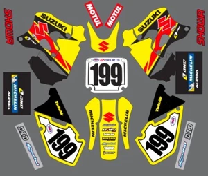 Decals for Suzuki RM250 RM125 RM 125 250 GRAPHICS 1996-1998 stickers throwback - Picture 1 of 1