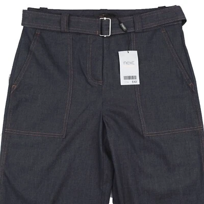 Pantalón corto azul para mujer NEXT talla 18 12 10 PVP £42 Foto 1 de 4