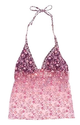 Traje de baño Takini con estampado floral rubor Lucky Brand 159281 para mujer talla XS Foto 1 de 2