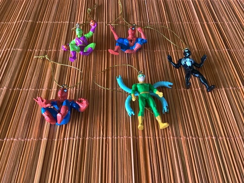 Marvel Spider-Man 2004 PVC 2" Mini Ornaments Lot Green Goblin Venom Doc Oct Cover