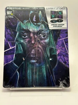 Unbreakable STEELBOOK 4K UHD + Blu-ray Best Buy Exclusive Rare New LOOSE DISC Foto 1 de 4