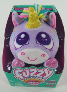 Fuzzy Wobble Jigglers - Sparkle The Unicorn - Purple Pink - Soft - BRAND NEW TH - Picture 1 of 2