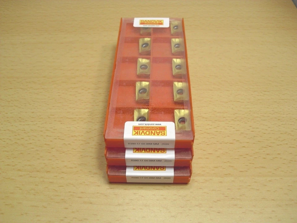 R390 17 04 08M MM 2030 SANDVIK INSERT **10PCS** Authentic