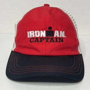 Ironman Captain Race Rojo Negro Blanco Snapback Malla Fitness Camionero Gorra Gorra - Imagen 1 de 9