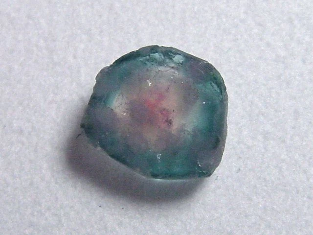 Wassermelonenturmalin 2,15 Ct. polierte Kristallscheibe Brasilien (4454t) - Bild 1 von 1