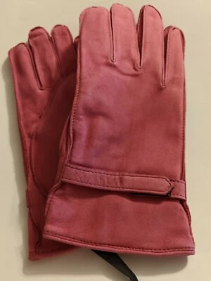 Guantes de cuero de gamuza Fownes San Valentín, grandes, fucsia $55 Foto 1 de 2