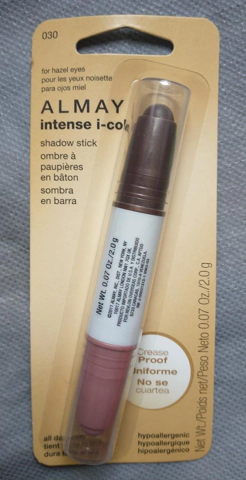 ALMAY Intense I 色阴影棒 030 适用于 HAZEL 眼睛 全新 带包装  — 第 1/1 张图片