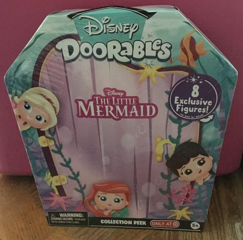 2022 Disney DOORABLES Little Mermaid Collection 8 Figures NEW SEALED Target Cover
