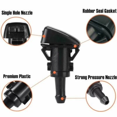 Par 2007-2012 Para Dodge Caliber Windshied Wiper Washer Bico Bico 5160308AA - Imagem 1 de 4