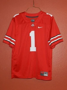 Ohio State Buckeyes Home Red Nike Football Jersey Youth Large #1 - Picture 1 of 6