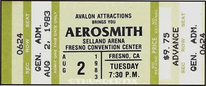 5 ENTRADAS COMPLETAS DE CONCIERTOS 1976-78 AEROSMITH SIN USAR reimpresión de álbum de recortes + BONO - Imagen 1 de 6