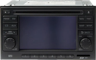 Nissan Versa Sentra 2012 Radio AM FM mp3 CD w Navigation Model Number 25915ZW84A Foto 1 de 4