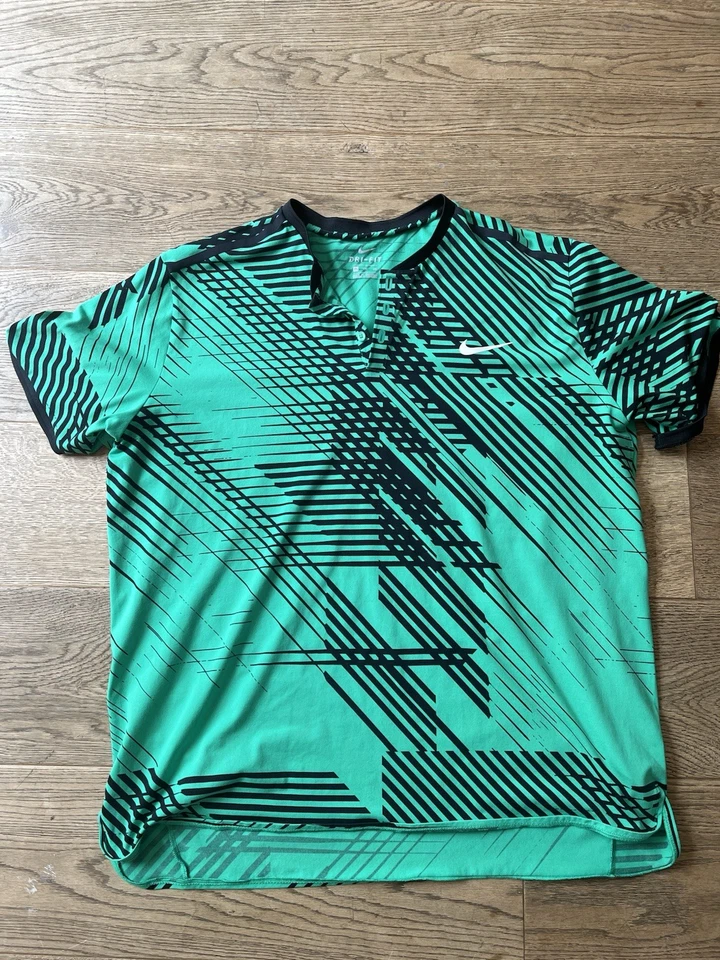 Roger Federer 2017 Nike Henley Shirt (Miami + Indian Wells) - Image 1 of 4