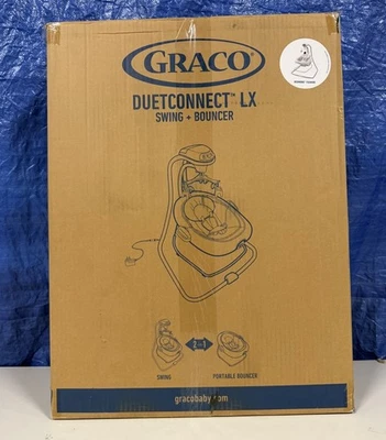 Graco DuetConnect LX Swing and Bouncer Multi-Direction Seat Redmond, Damaged Box - Image 1 of 4