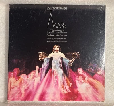 Leonard Bernstein's Mass 2 LP Box Set Vinyl Record with Booklet VG (UP) - Image 1 of 2